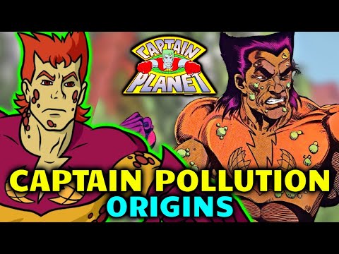 Captain Pollution Explored - Evil Captain Planet Who Had Limitless Powers Like A Literal God!