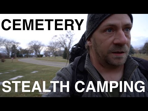 Stealth Camping Behind Cemetery