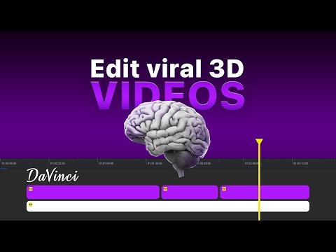 How To Edit Viral 3-D Videos | DaVinci Resolve