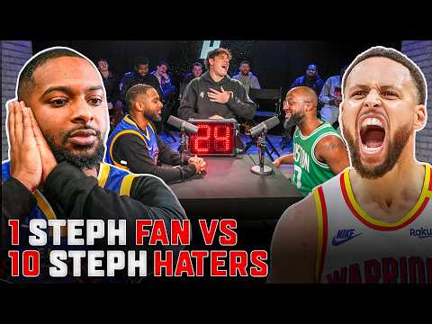 1 Steph Curry Fan vs 10 Steph Curry Haters!