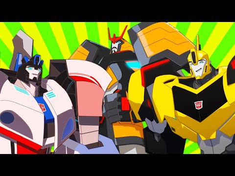 Сборник мультиков Трансформеры: Роботы под прикрытием. Старые и новые знакомые роботы