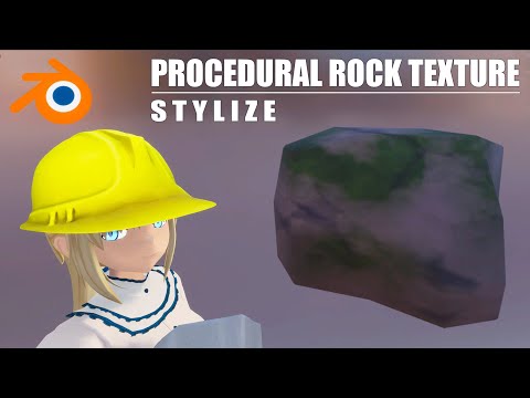 Blender 4.3 - How To Make a Procedural Stylize Rock Shader [EEVEE/CYCLES]