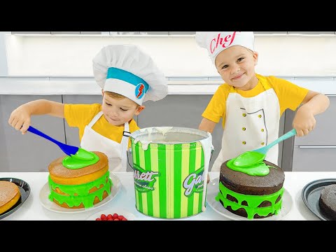 Chris and Michael learn to cook and other useful stories for kids