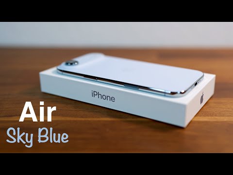 iPhone Air Sky Blue Unboxing
