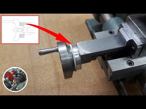#7: Making lathe handwheel dial with divisions using lathe and pillar drill