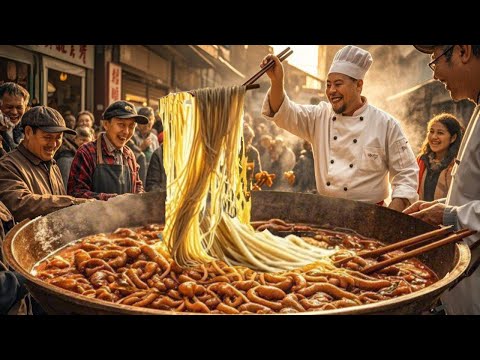 甘肃兰州传统肥肠面，1天煮200斤大肠，卖38元一碗顾客排队抢着吃 #麦总去哪吃