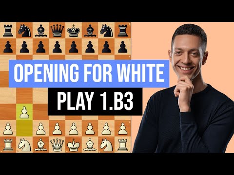 Simple Opening For White | Play 1.b3 !? | Nimzo-Larsen Opening