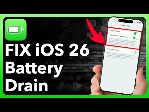 FIX Your iPhone Battery DRAIN on iOS 26!