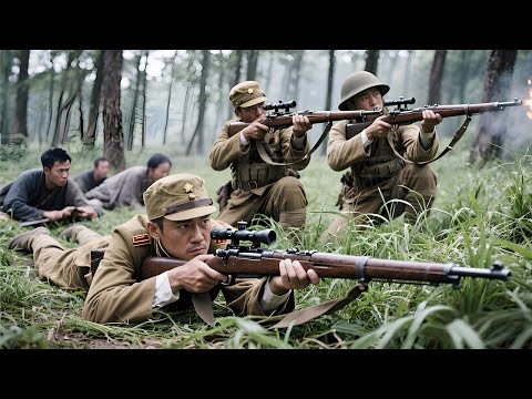 2025 Action Movie! Japanese Snipers Ran Amok, But Eighth Route Army Ambushed and Annihilated Them!