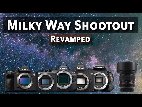 Astrophotography Comparison: Five Cameras, One Lens - Sony a7RV, a6500, Canon EOS R6, 6D, and T3i