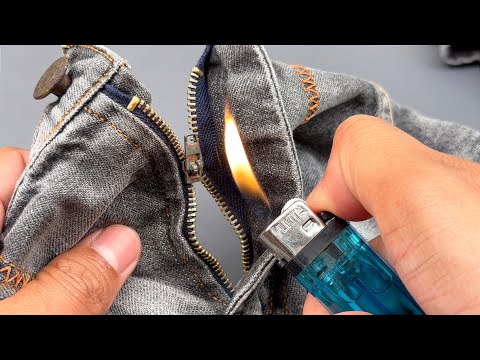 Few People Know This! Easy Trick to Fix a Broken Zipper