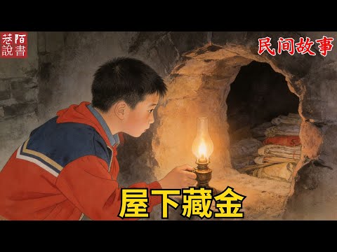 窮小子遭哥嫂排擠，分家僅得半間破草屋，孤苦度日，豈料屋下竟藏先祖埋下的百壇銀錠！【巷陌說書人】#奇聞#故事#民間故事#故事頻道#睡前故事