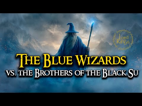The Blue Wizards vs  the Brothers of the Black Su | LOTR Lore | Audio Story