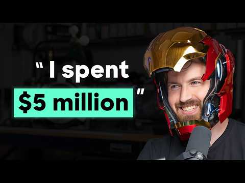 24 Hours with YouTube's Iron Man: The Hacksmith ($5M Studio Tour)