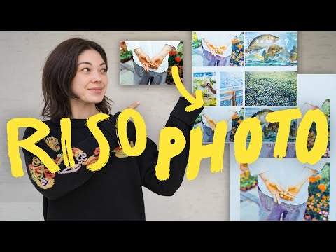How to RISOGRAPH PRINT Photos | CMYK color separation