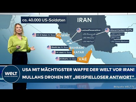 US-ARMARDA VOR IRAN: Mullahs drohen mit "beispielloser Antwort" – Lage verschärft sich zunehmend