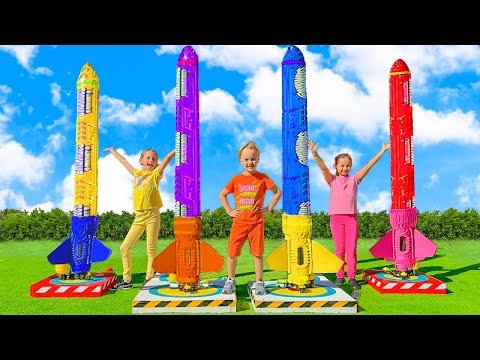 Chris and Friends - Toy Rockets Challenge