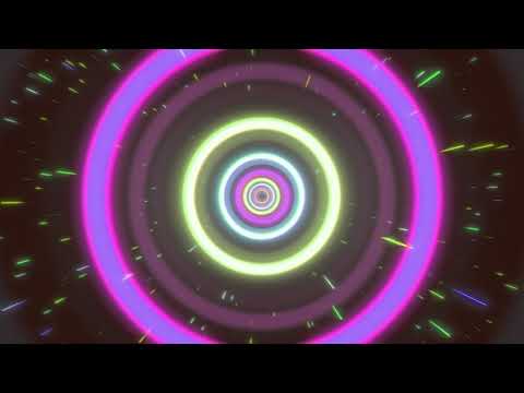 Neon Hypno Half Hour Loop - Video Screensaver Background