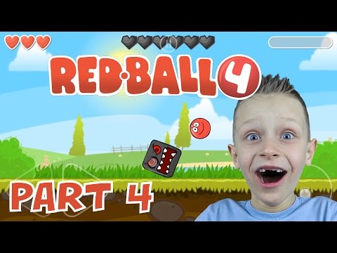 RED BALL 4, levels 11-15 and BOSS epic battle | KID GAMING