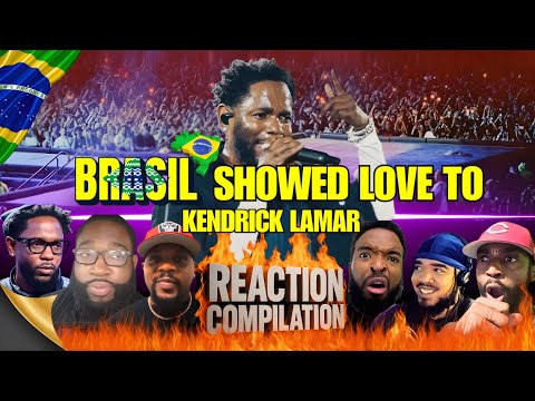 Brazil Stood Up For Kendrick Lamar | Reaction Compilation 🇧🇷