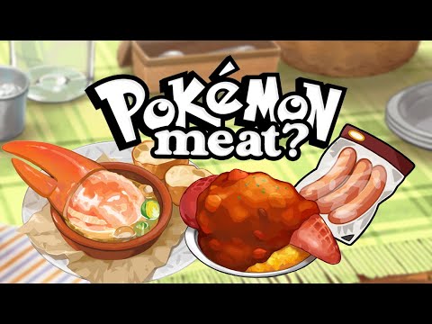 What is meat made of in the Pokémon games?