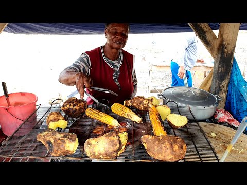 ULTIMATE JAMAICA!! FEASTING ON KINGSTON!! Wild Cheap Street Food Eats!
