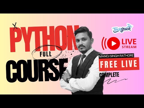 Python Course in Hindi Free | Advanced Python Tutorial for Beginners 2025 | Techstack