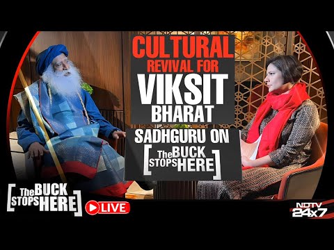 Sadhguru Interview LIVE | Sadhguru NDTV | Vande Mataram, Macaulay and Mandir: Sadhguru Speaks