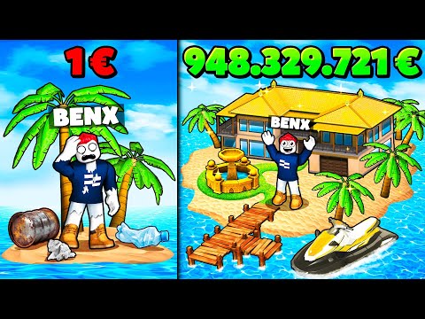 FLUGZEUGABSTURZ auf einer EINSAMEN INSEL - Roblox