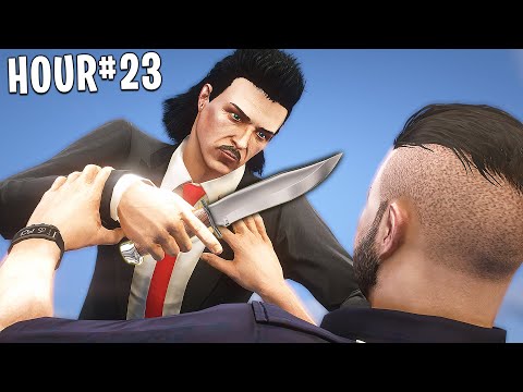 24 Hours as Hitman, But Knife Only.. GTA RP