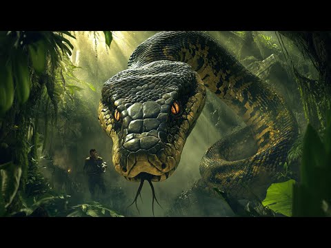 【2025 Newest Movie】Giant python & snake swarm attack!🐍Expedition team dragged by python, dangers!