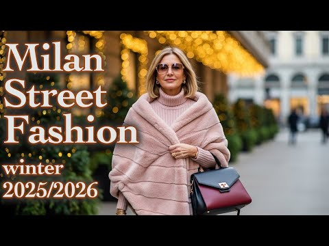 Why Milan Women Always Look Expensive in Winter ❄️ Winter 2026 Milan Street Fashion