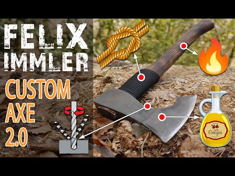 4 Tricks to Transform Your Budget AXE - Minimal tool modifications ! - Perfect axe for hiking trips