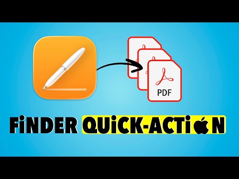 💻🚀 Export Apple Pages Files to PDF directly in macOS Finder
