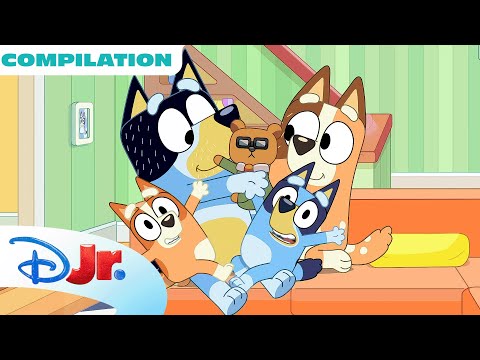 BLUEY MINISODE COMPILATION | Drums, Browny Bear & MORE! | @disneyjr
