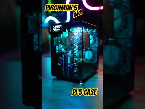 Meet the Pironman 5 Max for a Pi 5 - Dual NVMe, RGB & OLED Display! #pironman #pi5 #techtok
