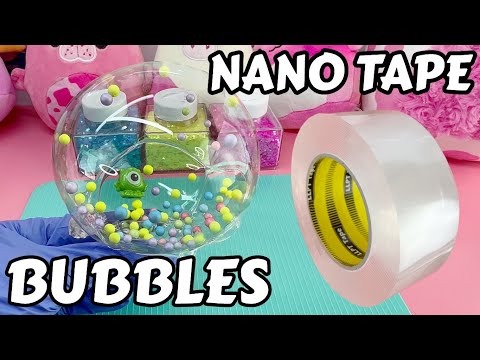 HOW TO MAKE VIRAL NANO TAPE BUBBLES | 10 DIFFERENT WAYS DIY | NANO TAPE CRAFT #viral #diy