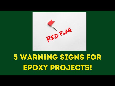 Red Flags in Epoxy Flooring Projects! - Look out for the 5 Warning Signs