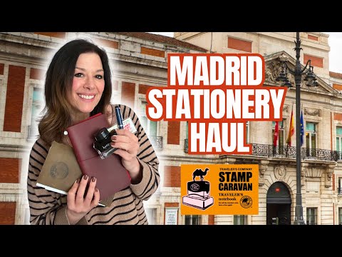 Madrid Stationery & Pen Haul, Traveler's Love & Trip! Pilot Heritage 91