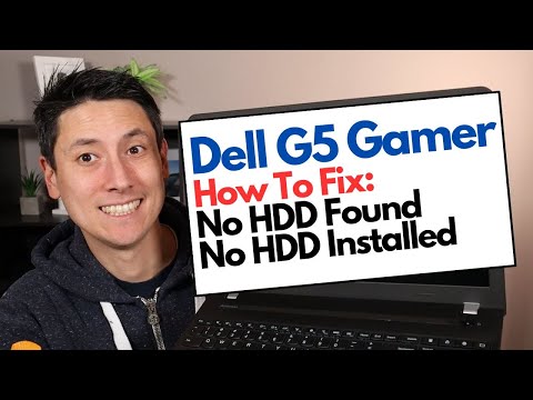 How To Fix No HDD Found Error, No HDD Installed Error Dell G5 Gamer