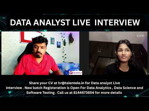 Live Data Analyst Mock Interview | SQL | Power BI | Data Analytics - Must Watch !