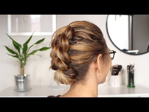 Practical and easy hairstyle: the glued-on faux braid ✨ Marion Blush