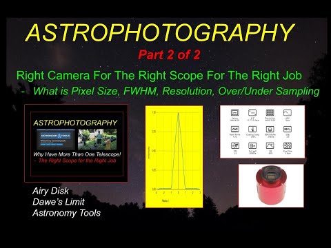 What is Pixel Size, Sensor Size, Resolution, FWHM, Undersampling, & Astronomy Tools (ASI1600)?