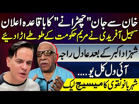 Sohail Afridi vs Maryam Nawaz - Shaheen Sehbai Breaks It Down