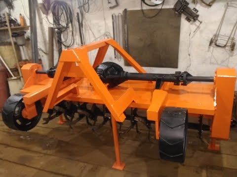 Почвофреза самодельная.