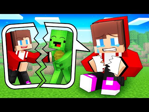 Why JJ and Mikey BROKE UP in Minecraft - Maizen?