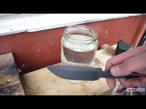 Нюансы ножеделания: электрохимическое травление клинка