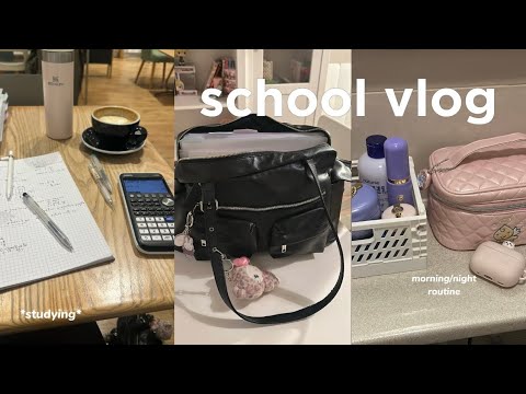 *REALISTIC* school vlog| productive days, studying, dance class, night routine 