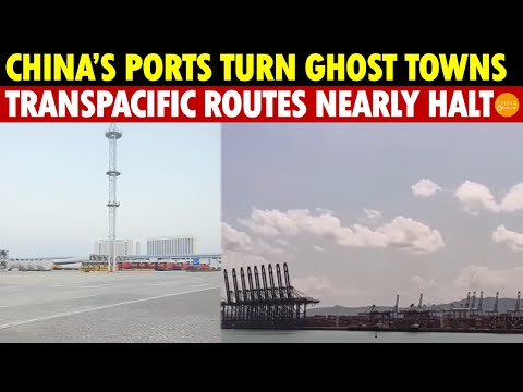 China’s Major Ports Turn Into Ghost Towns Overnight, Transpacific Routes Nearly Shut Down