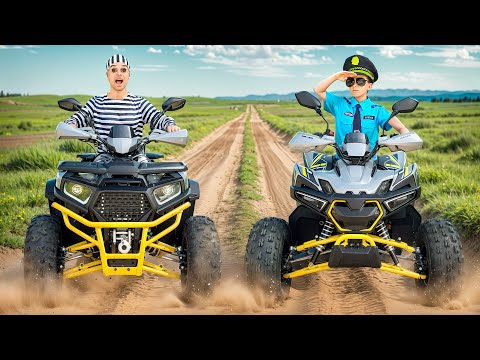 Mark as a Policeman catches a Thief who stole a quad!